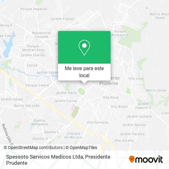 Spessoto Servicos Medicos Ltda mapa