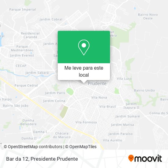 Bar da 12 mapa