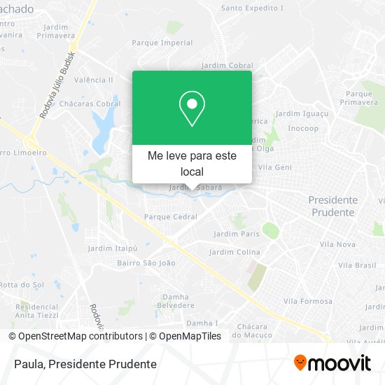 Paula mapa