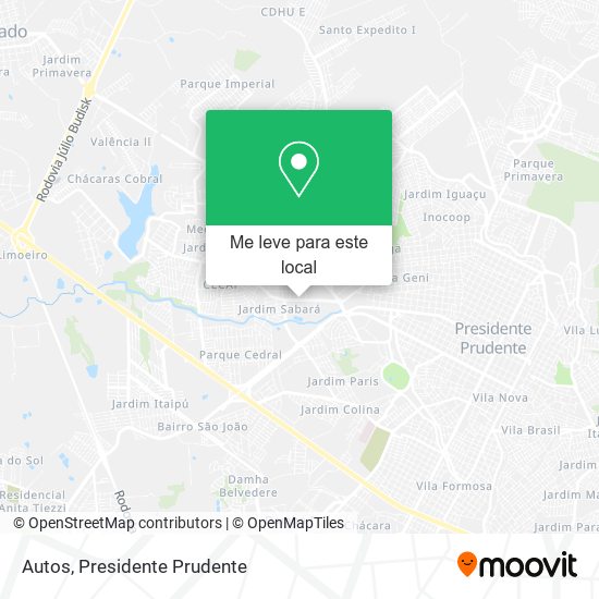 Autos mapa
