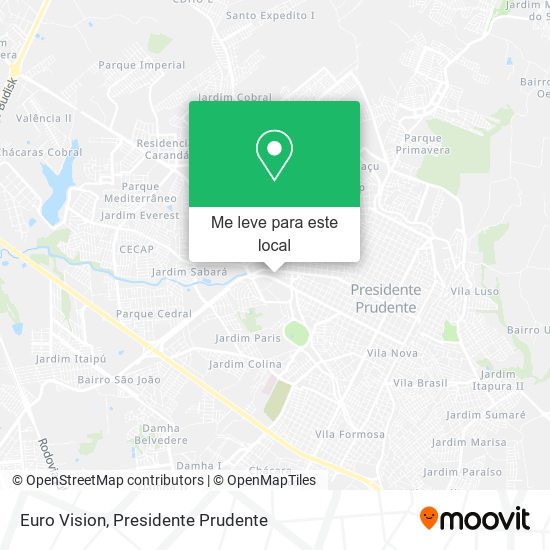 Euro Vision mapa