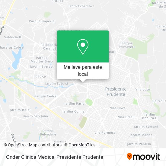 Onder Clinica Medica mapa
