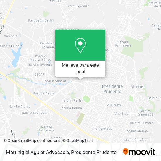 Martiniglei Aguiar Advocacia mapa