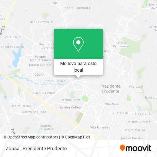 Zoosal mapa