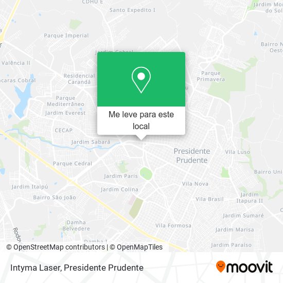 Intyma Laser mapa