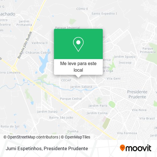 Jumi Espetinhos mapa