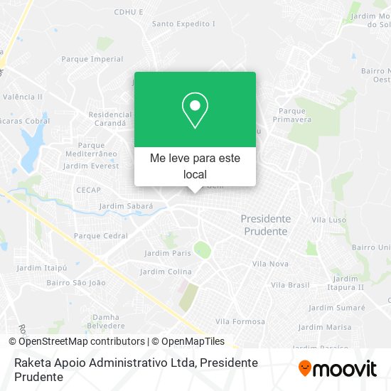 Raketa Apoio Administrativo Ltda mapa