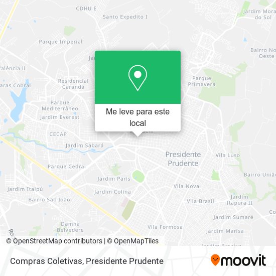 Compras Coletivas mapa