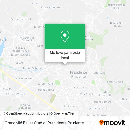 Grandplié Ballet Studio mapa