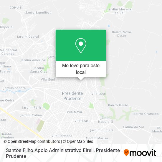 Santos Filho Apoio Administrativo Eireli mapa