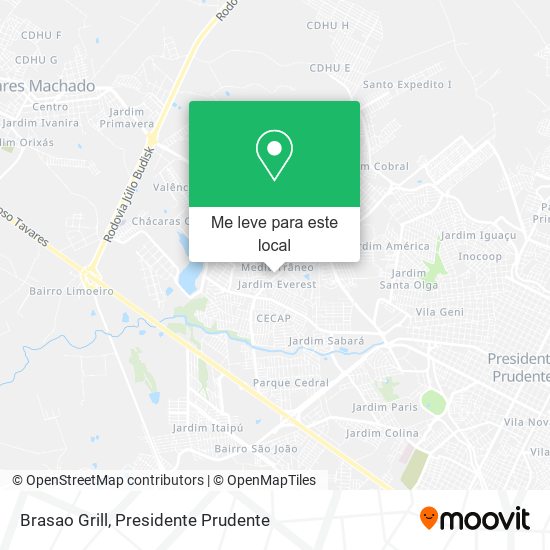 Brasao Grill mapa