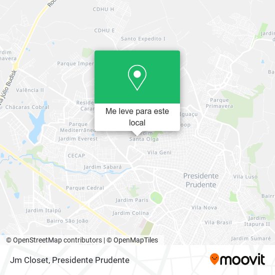 Jm Closet mapa