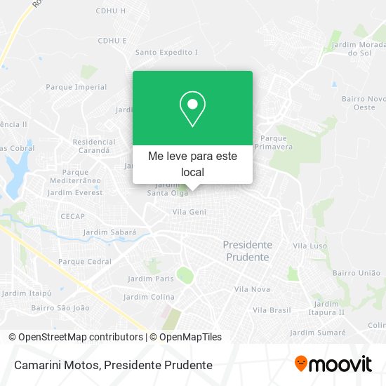 Camarini Motos mapa