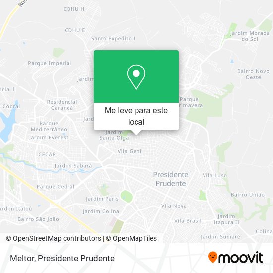 Meltor mapa