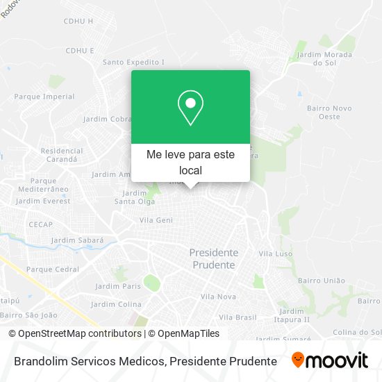 Brandolim Servicos Medicos mapa