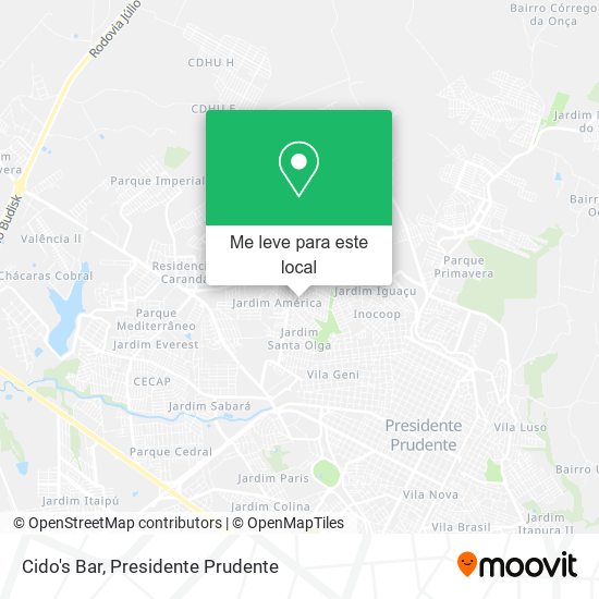 Cido's Bar mapa
