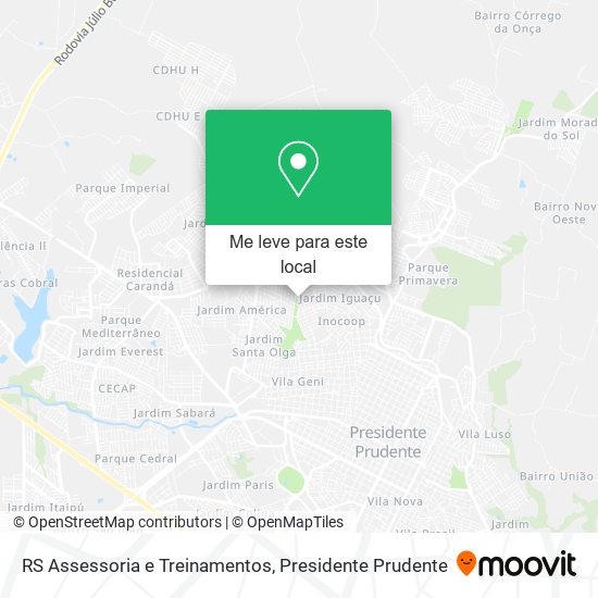 RS Assessoria e Treinamentos mapa