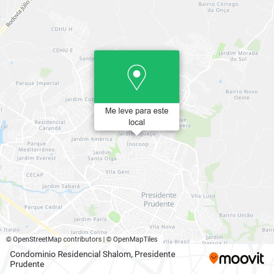 Condominio Residencial Shalom mapa