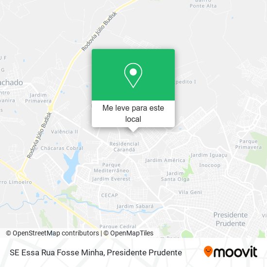 SE Essa Rua Fosse Minha mapa