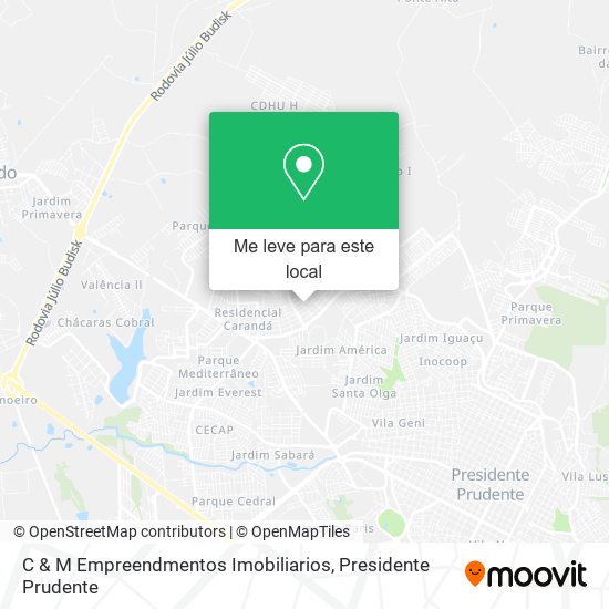 C & M Empreendmentos Imobiliarios mapa