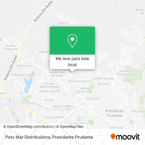 Pets Mar Distribuidora mapa