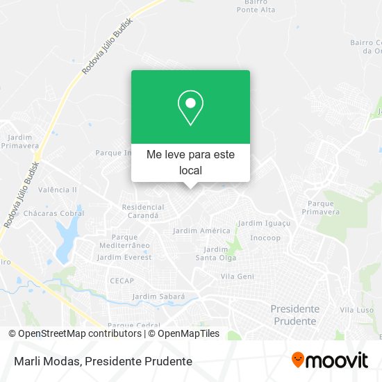 Marli Modas mapa