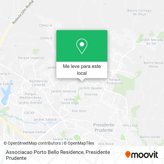 Associacao Porto Bello Residence mapa