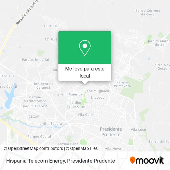 Hispania Telecom Energy mapa
