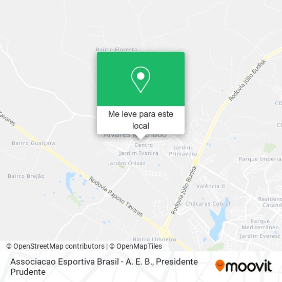 Associacao Esportiva Brasil - A. E. B. mapa