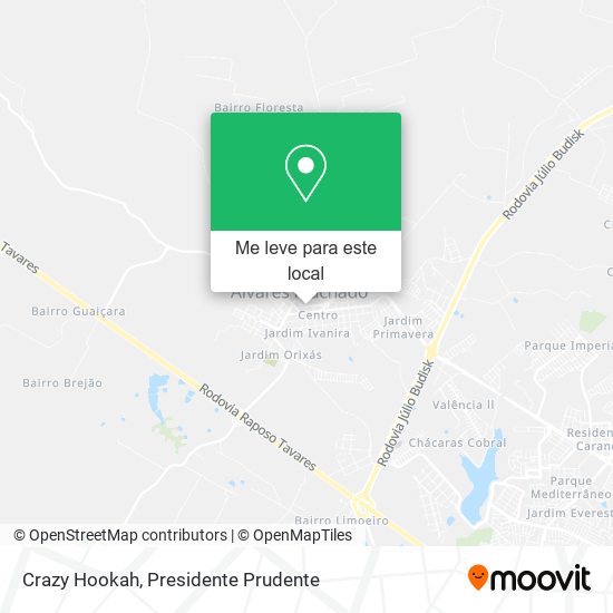Crazy Hookah mapa