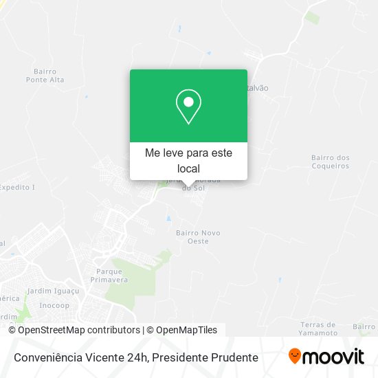Conveniência Vicente 24h mapa
