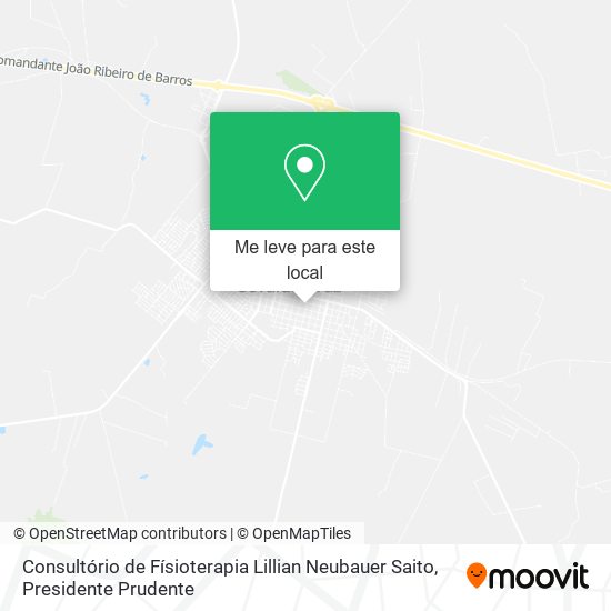 Consultório de Físioterapia Lillian Neubauer Saito mapa