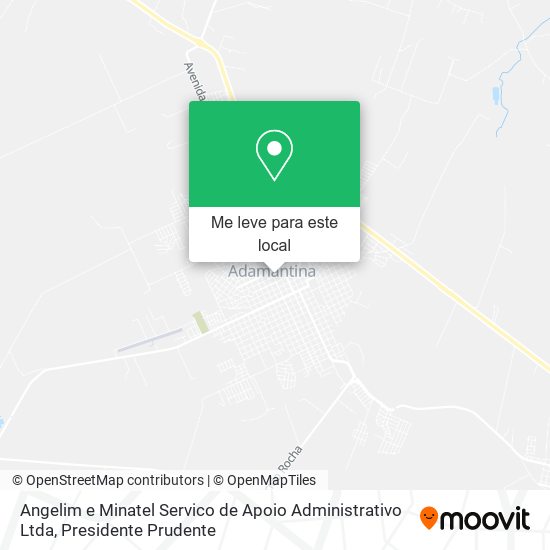 Angelim e Minatel Servico de Apoio Administrativo Ltda mapa