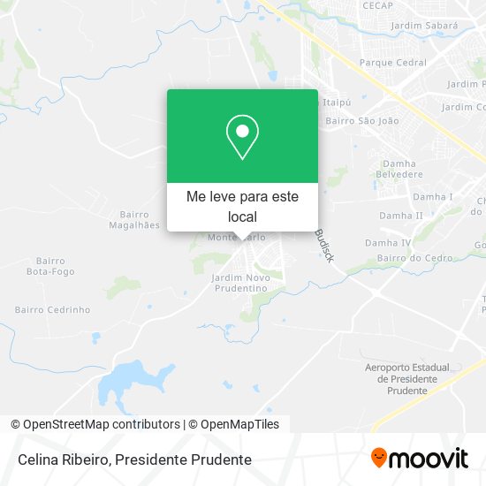 Celina Ribeiro mapa