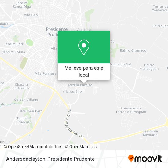 Andersonclayton mapa