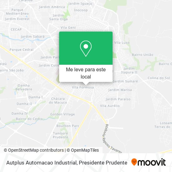 Autplus Automacao Industrial mapa