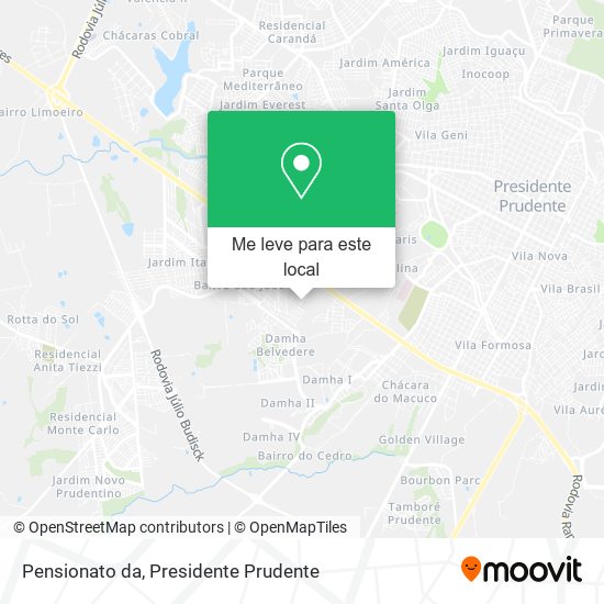 Pensionato da mapa