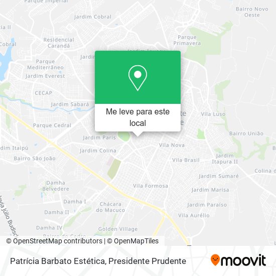 Patrícia Barbato Estética mapa