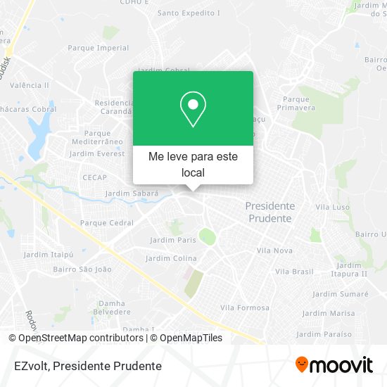 EZvolt mapa