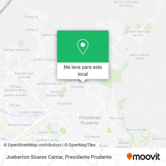 Joeberton Soares Camar mapa