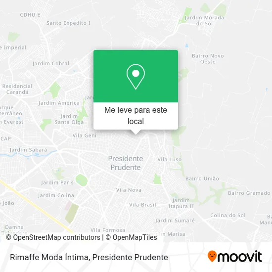 Rimaffe Moda Íntima mapa