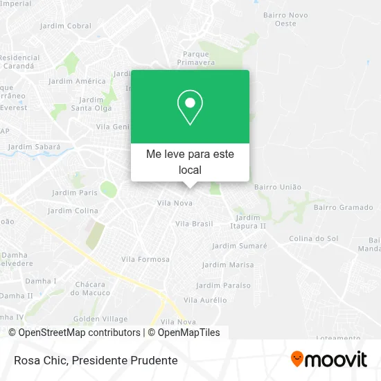 Rosa Chic mapa