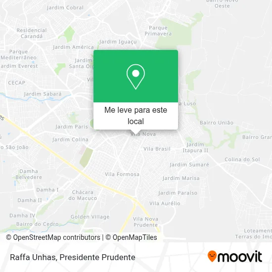 Raffa Unhas mapa