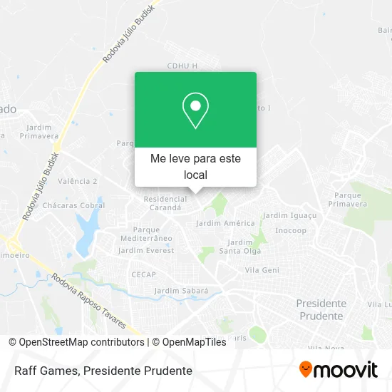Raff Games mapa