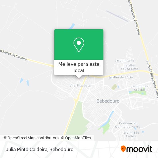 Julia Pinto Caldeira mapa
