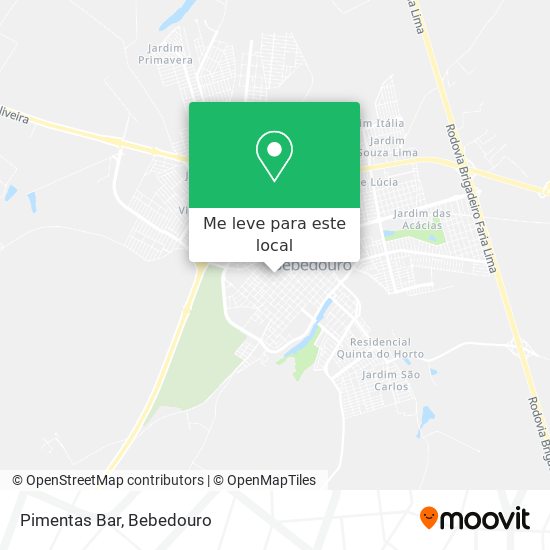 Pimentas Bar mapa