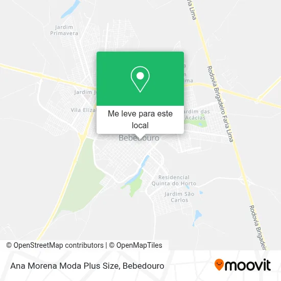 Ana Morena Moda Plus Size mapa