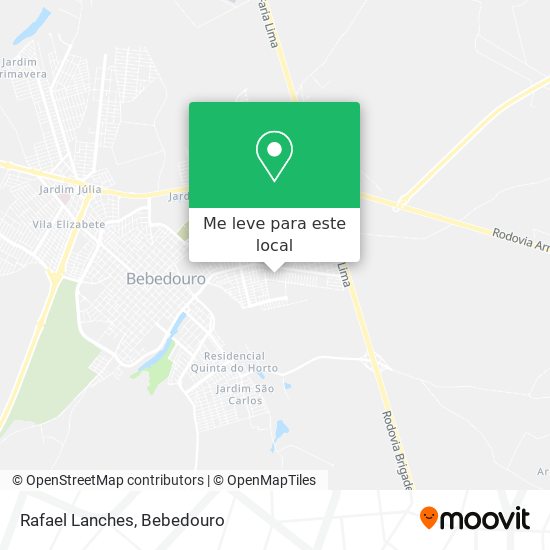 Rafael Lanches mapa