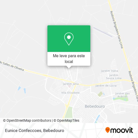 Eunice Confeccoes mapa