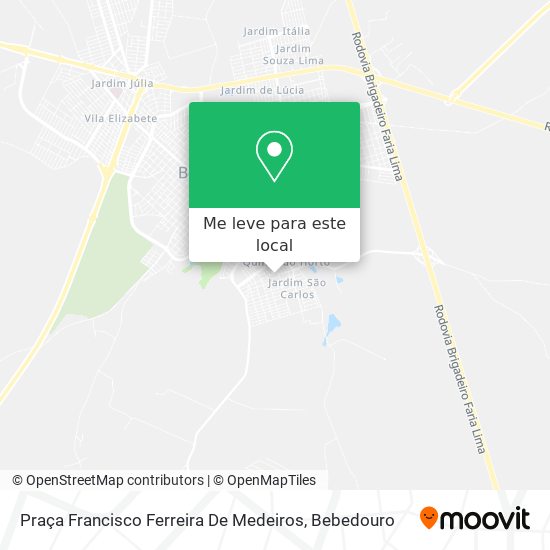Praça Francisco Ferreira De Medeiros mapa